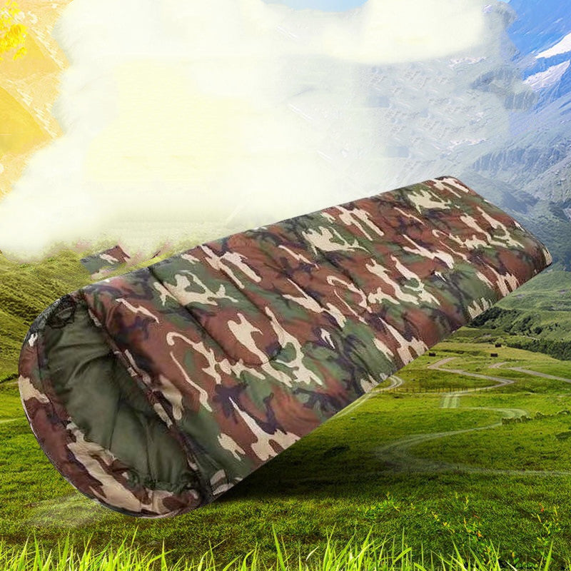 Camping camouflage sleeping bag