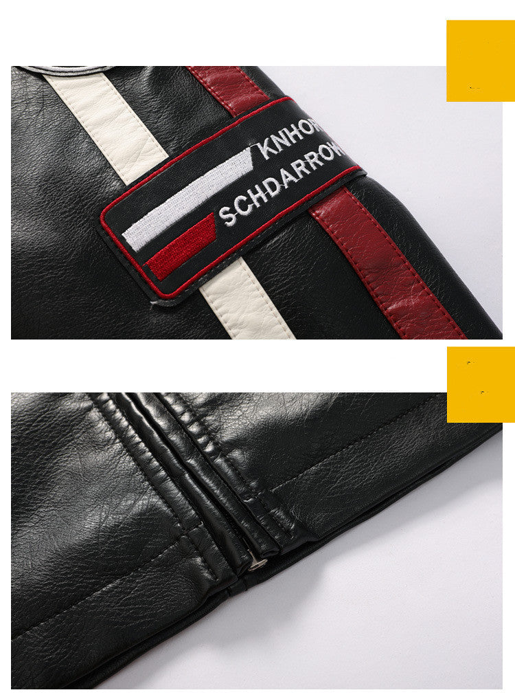 Men's Motorcycle Leather Racing Suit