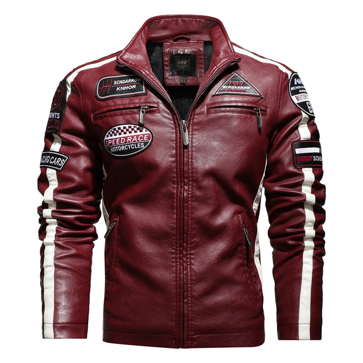 Men's Motorcycle Leather Racing Suit