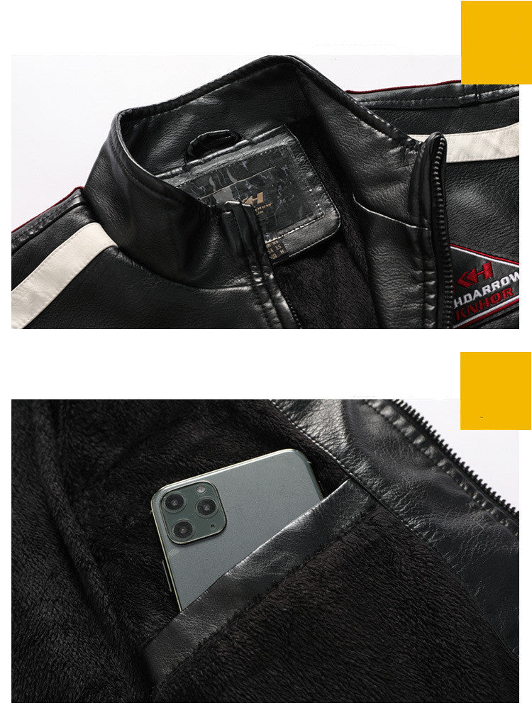 Men's Motorcycle Leather Racing Suit