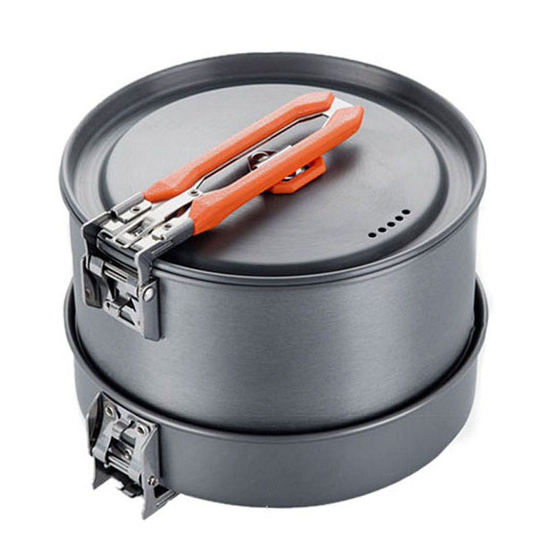 Portable Camping Cookware Heat Set
