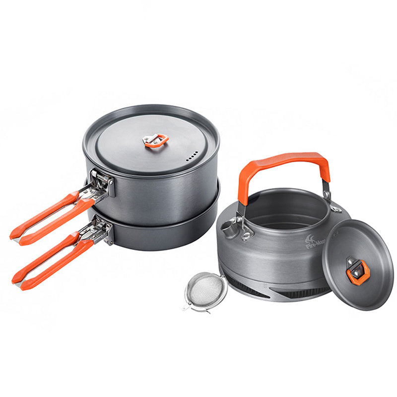 Portable Camping Cookware Heat Set