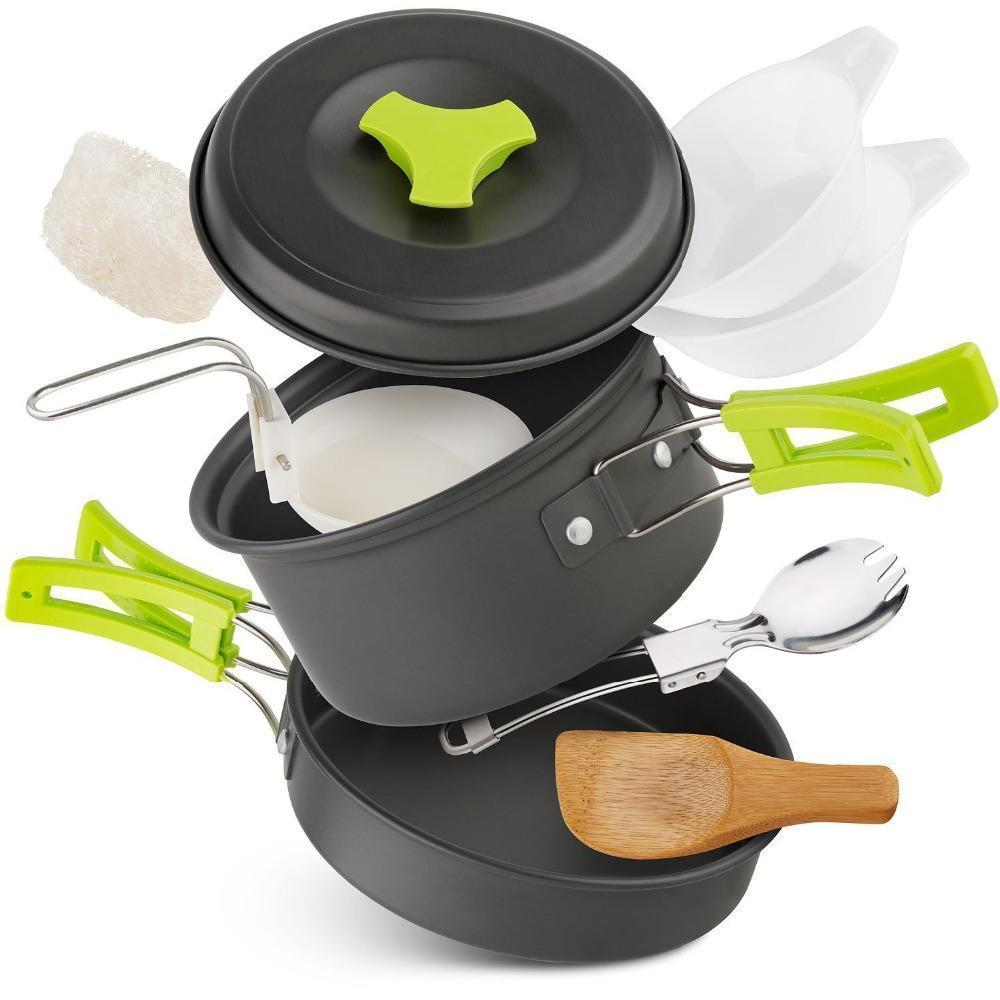 Outdoor cookware 1-2 people set