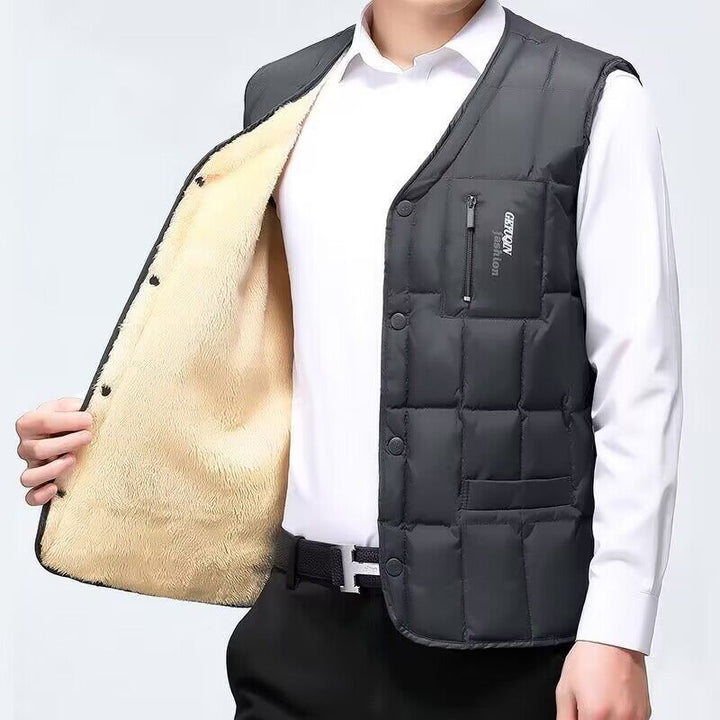 Men's Down Vest Plus-sized Jacket