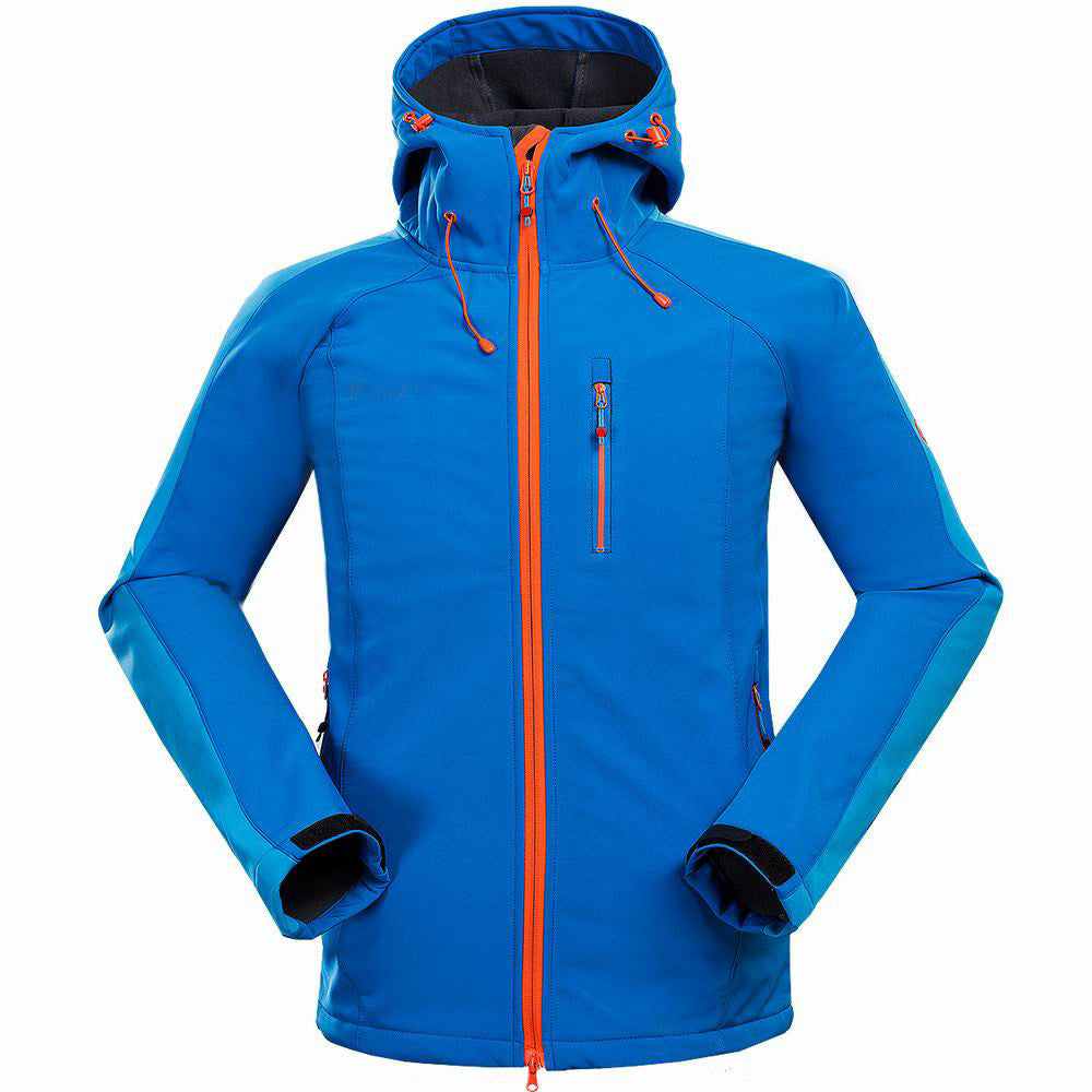 men outdoor mountaineering camping jacket