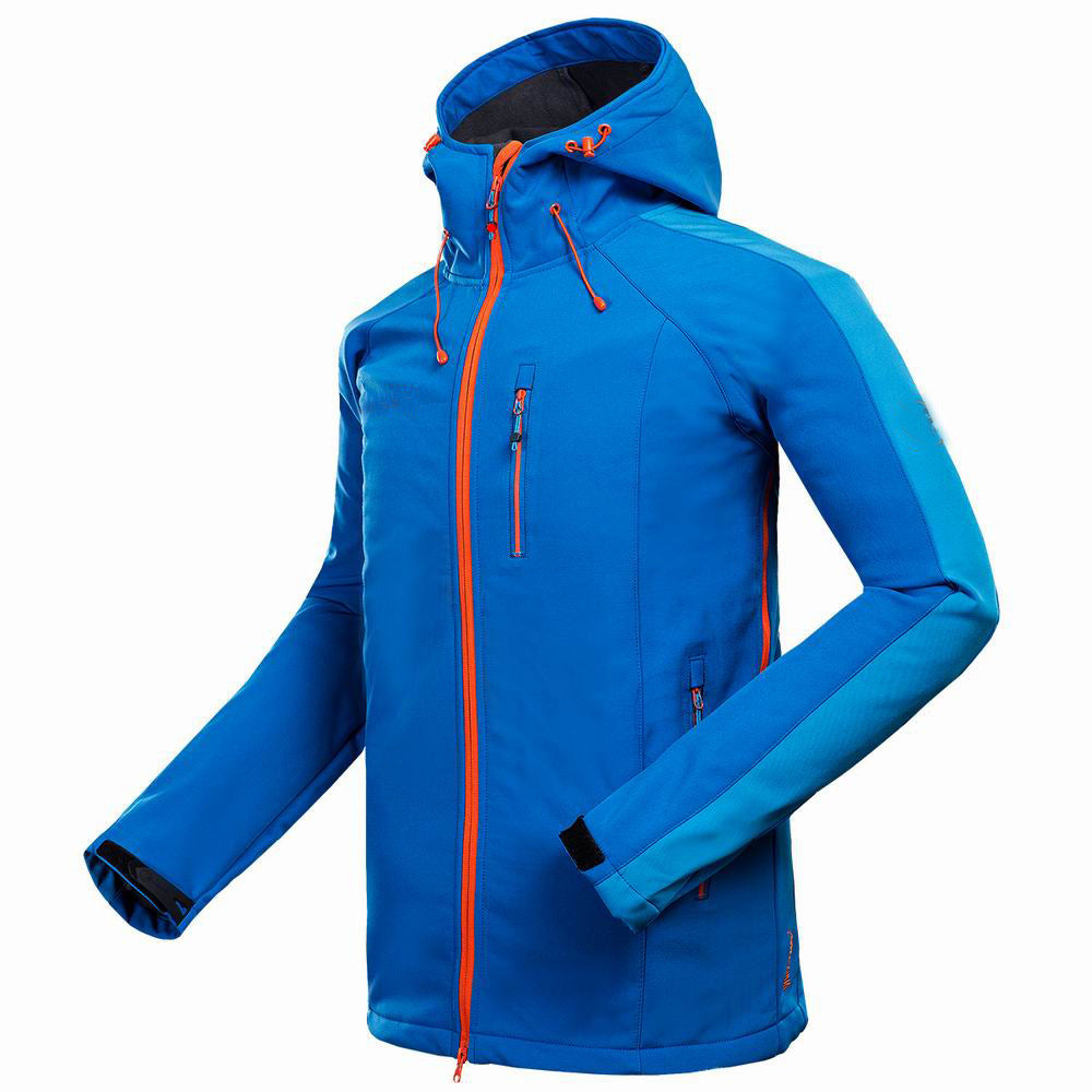 men outdoor mountaineering camping jacket