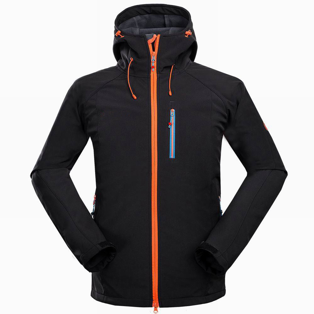 men outdoor mountaineering camping jacket