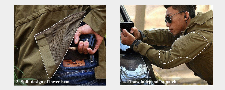 Army Casual Tactical Windbreake Jacket