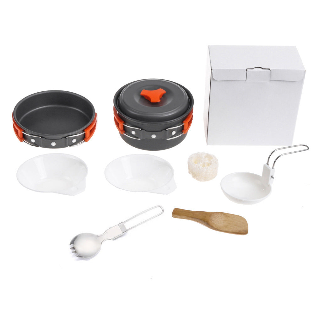 Outdoor cookware 1-2 people set