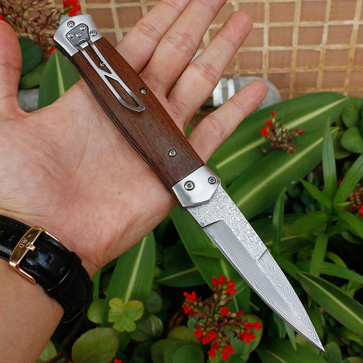 Handmade Folding Hunting Knife