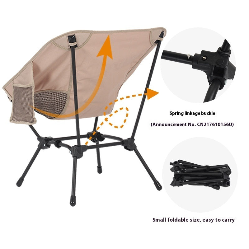 Square Camping Leisure Folding Chair