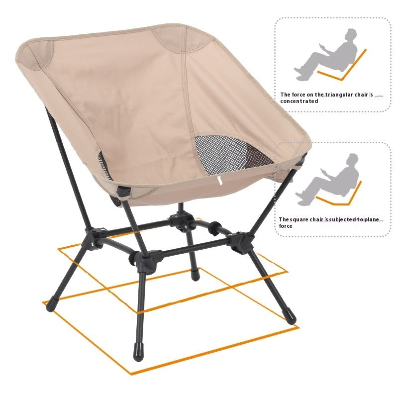 Square Camping Leisure Folding Chair